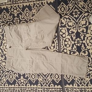 Sonoma Sz 10P Slate Gray Cargo Cropped Pants